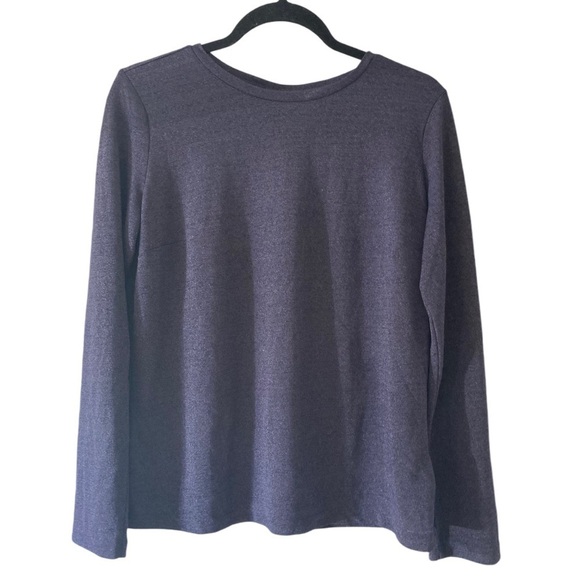 Reiss Milly Long sleeve Faux Button back Top in Blue - Picture 1 of 10